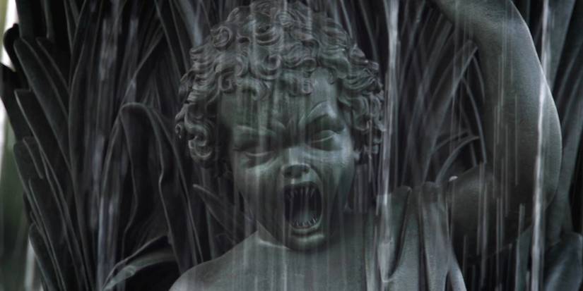 A Weeping Angel in The Angels Take Manhattan in Doctor Who