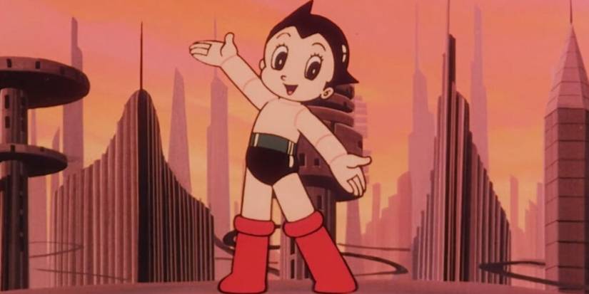 Astro Boy convida espectadores para sua próxima aventura.