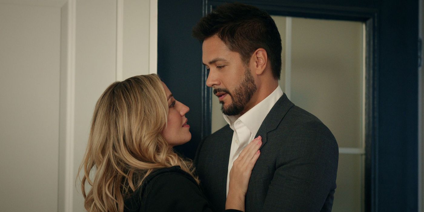 Brie and Mike embrace in Virgin River