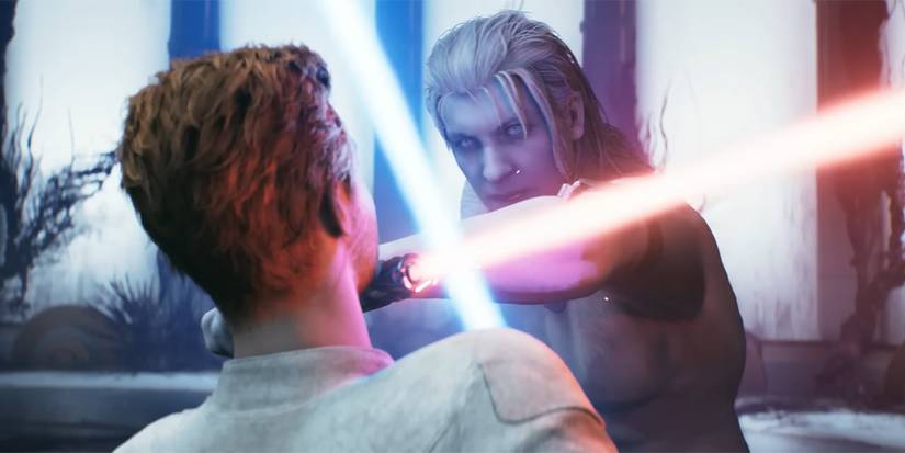 Cal and Dagan fighting in Star Wars Jedi Survivor