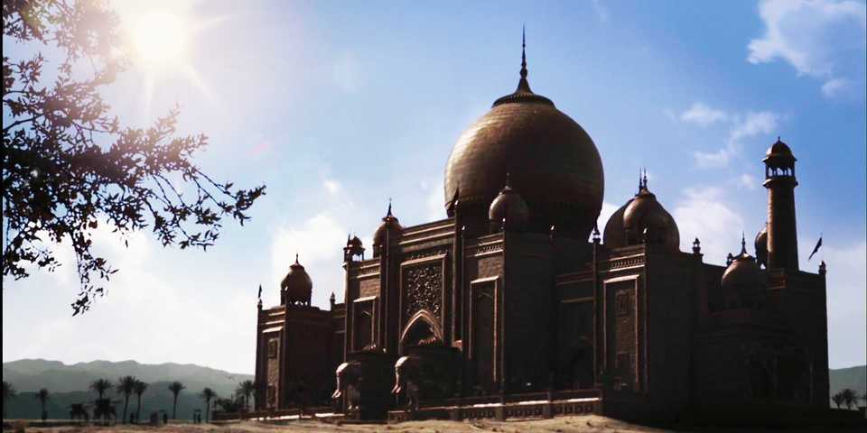 Chocolate Indian palace in Charlie and the Chocolate Factory