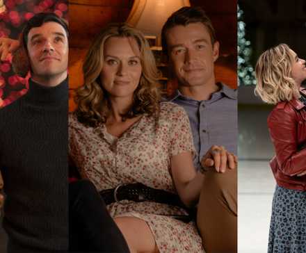 Рядом изображены персонажи из "Single All The Way", "The Christmas Contract" и "Last Christmas"