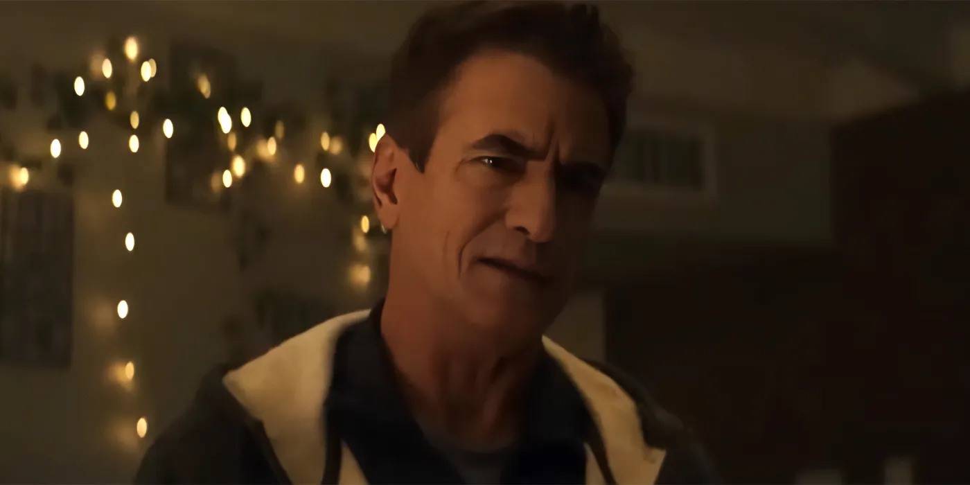 Dermot Mulroney as Harry in Catia's house in Ruthless