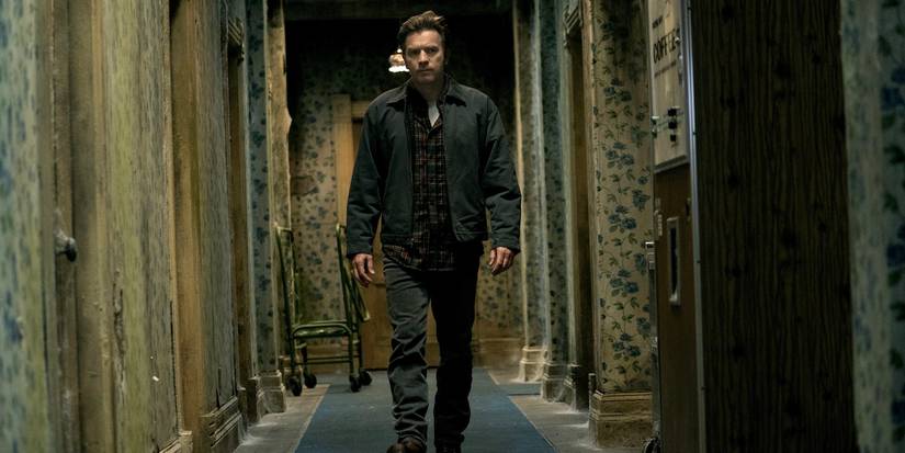 Ewan McGregor walking down a hallway in Doctor Sleep 