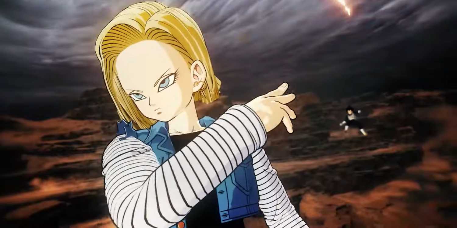 android 18 red dress Android 18