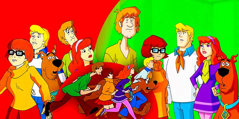 Scooby Doo Characters In The Mystery Machine Women's T-Shirt