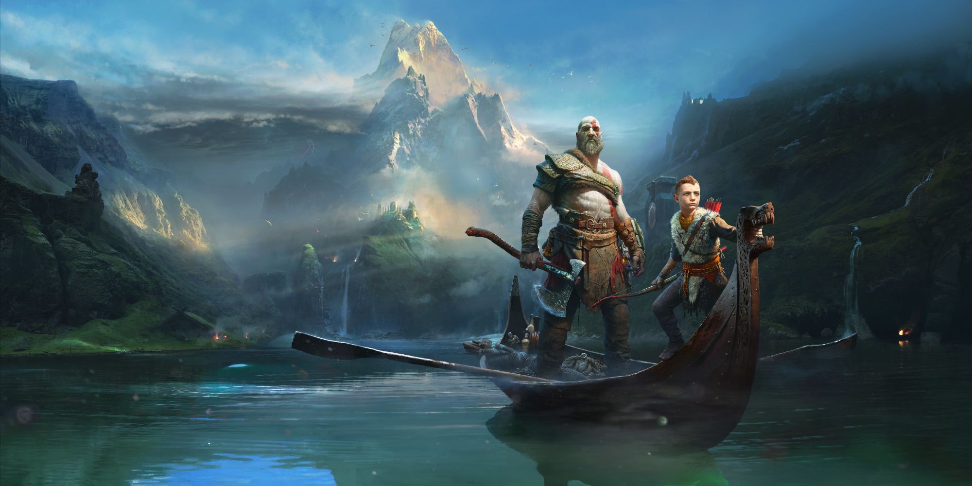 Kratos and Atreus in God of War