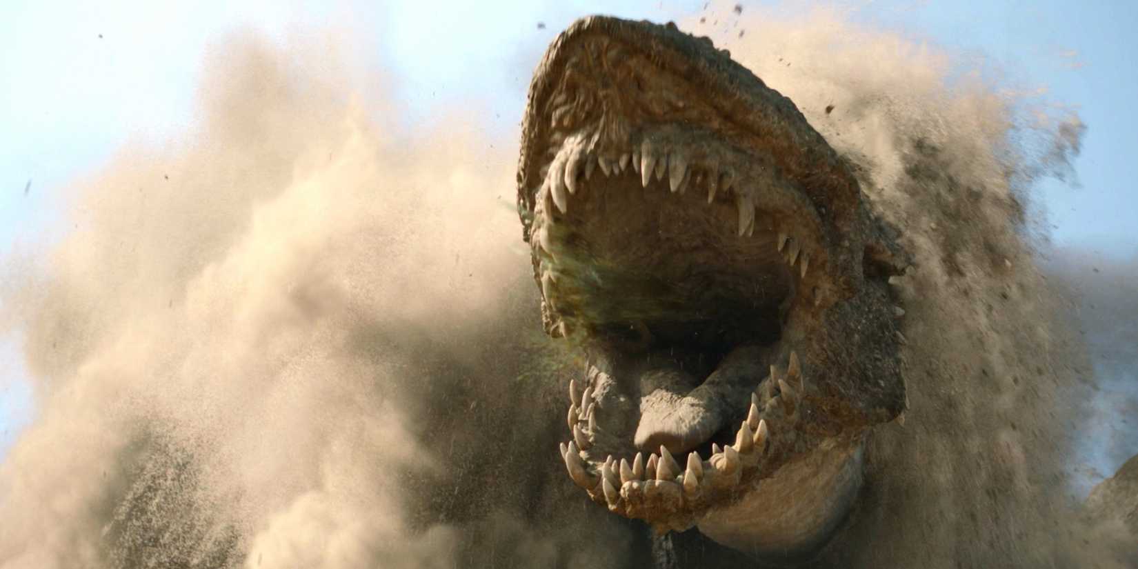 The krayt dragon in The Mandalorian season 2 episode 1