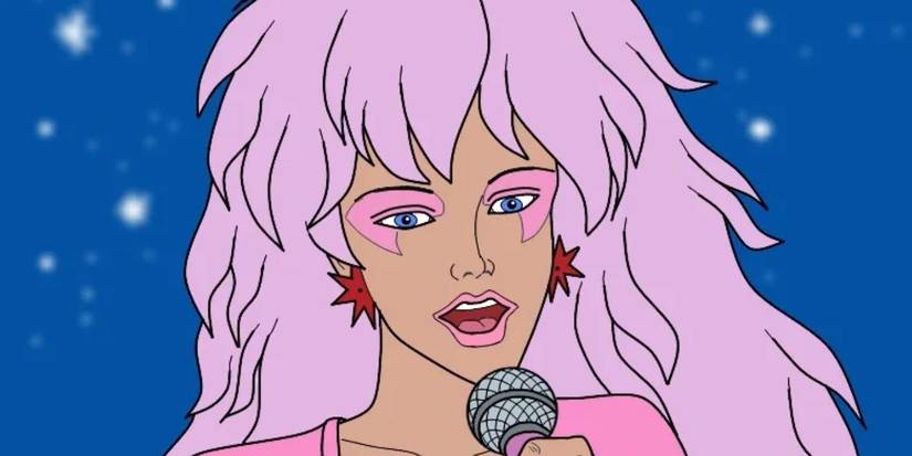 Jem from Jem and the Holograms singing