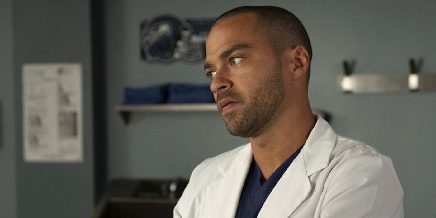 Jesse Williams Looking Intense as Jackson Avery in Grey's Anatomy