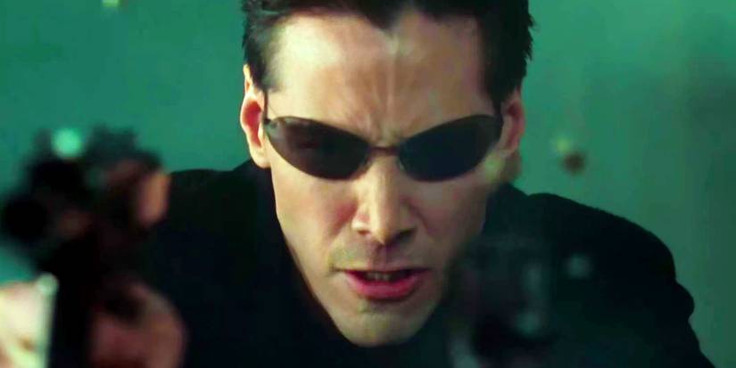 Keanu Reeves Machine Gun One Scene In The Matrix That Keanu Reeves Fought To Keep Was Based On A ...