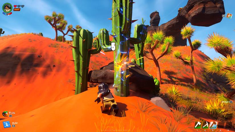 How To Cut Down Cactus In LEGO Fortnite