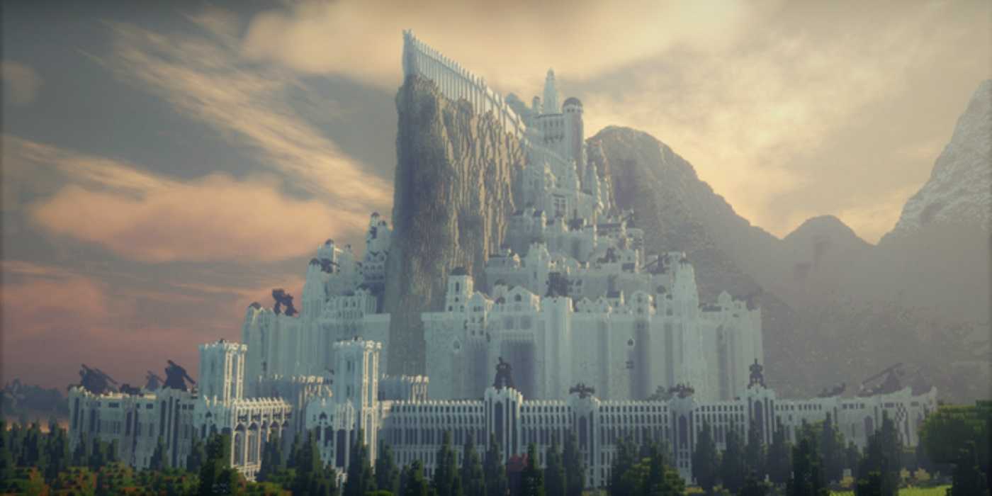 Minecraft Middle Earth Minas Tirith.