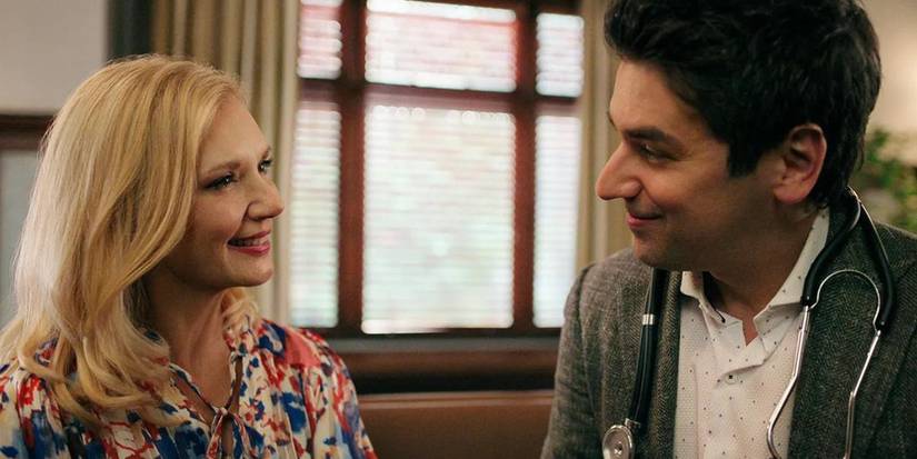 Muriel and Cam share a smile in Virgin River