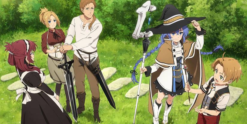 10 Near-Perfect Isekai Anime Masterpieces That Redefined the Genre 1 Mushoku Tensei Jobless Reincarnation a young Rudeus with his parents, their maid, and Roxy, who was appointed as his magic teacher