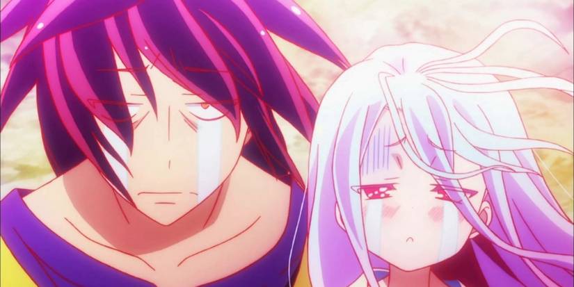 No Game, No Life - Sora & Shiro crying