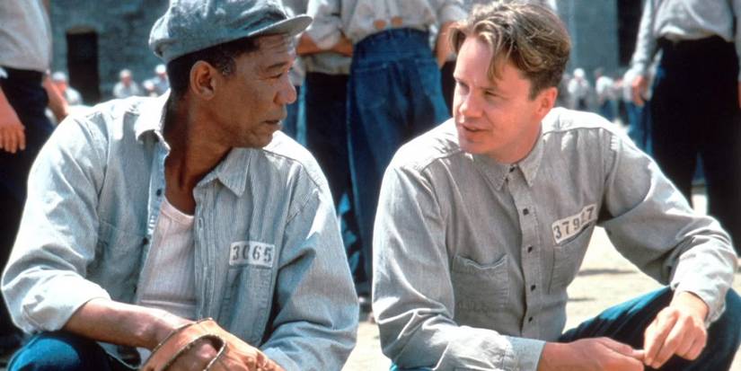 Red and Andy talk in The Shawshank Redemption.