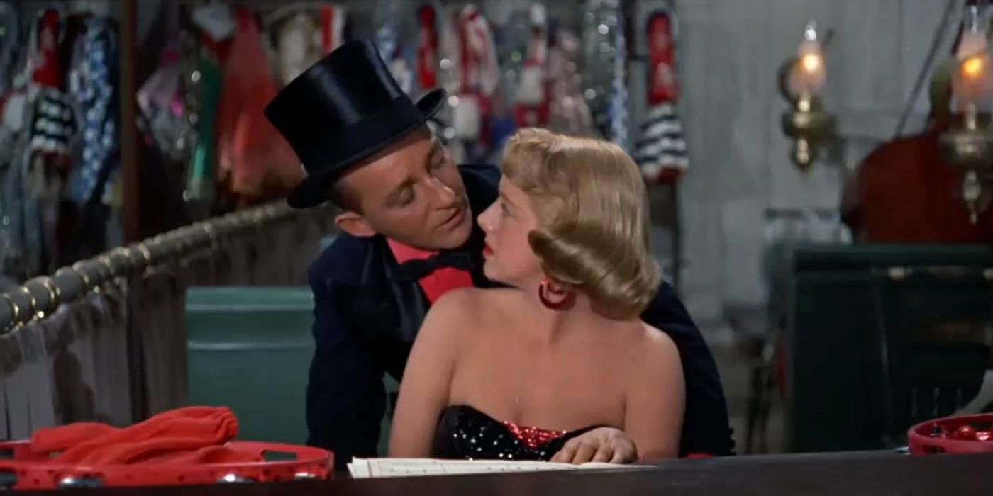 strapless open back dress Rosemary Clooney and Vera Ellen Sisters Blue Lace Dress from White Chr   Hoprom