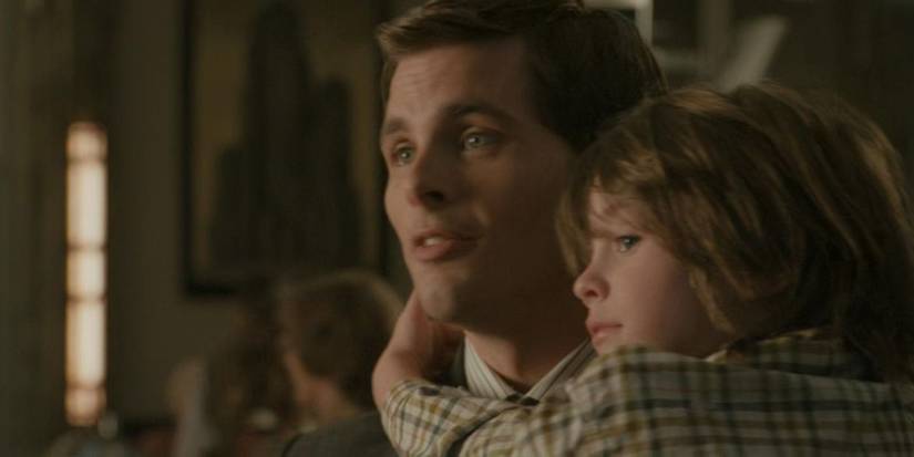 Richard holding Jason in Superman Returns