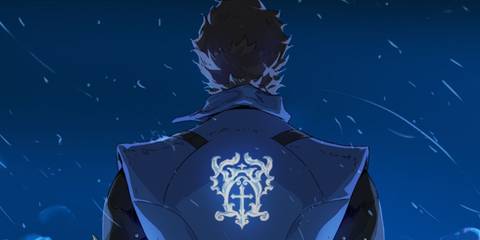 Richter displays the Belmont clan's emblem in Castlevania: Nocturne.