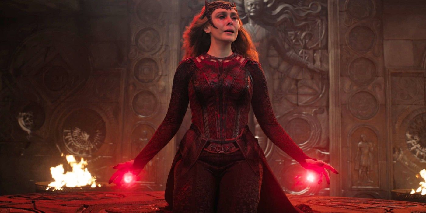 Scarlet Witch sits in Mount Wundagore in Doctor Strange in the Multiverse of Madness