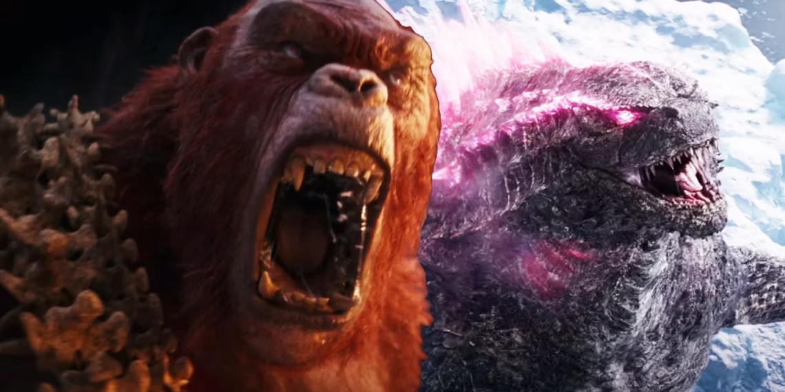 Godzilla X Kong: The New Empire Two Pack Exclusive Set. Kong Vs Skar King