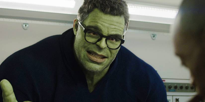 Smart Hulk explaining time travel in Avengers Endgame