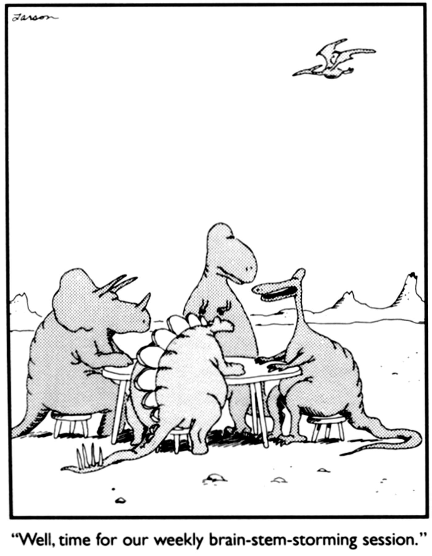 10 Funniest Far Side Dinosaur Comics Starring Tyrannosaurus Rex