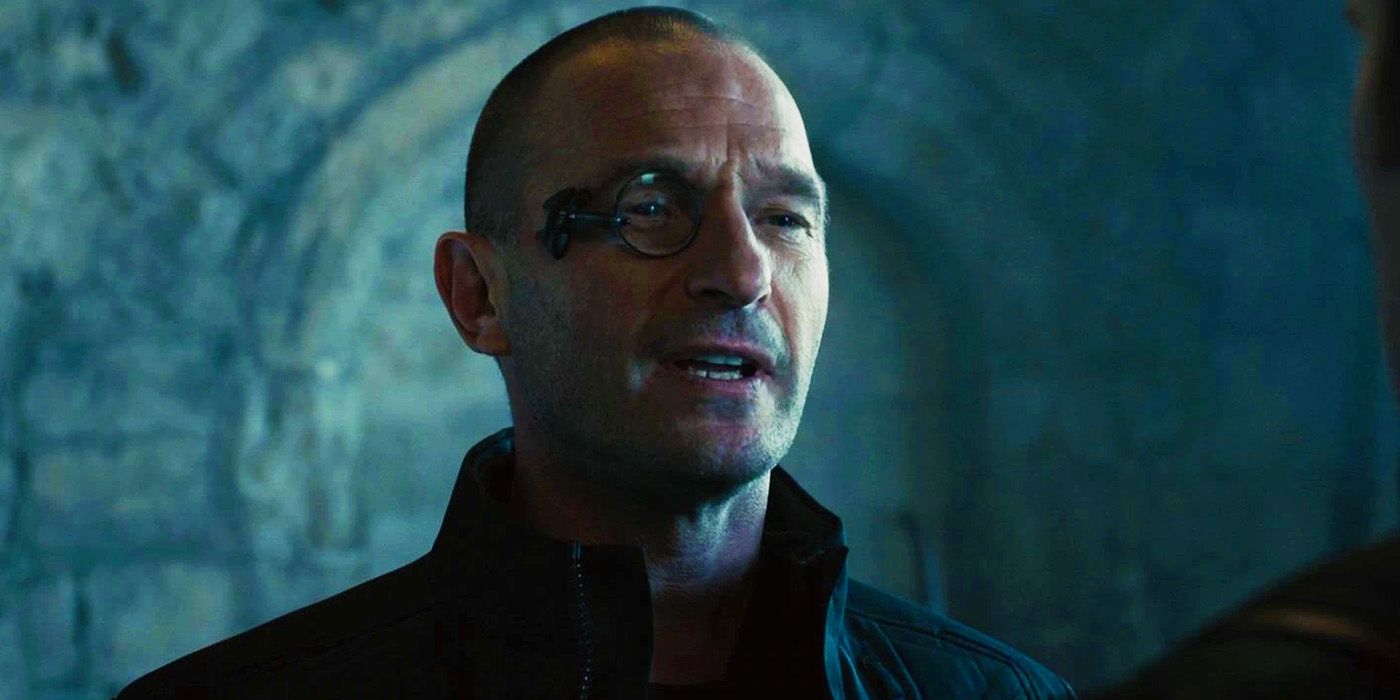 Thomas Kretschmann's Baron Wolfgang von Strucker talking in 2015's Avengers Age of Ultron