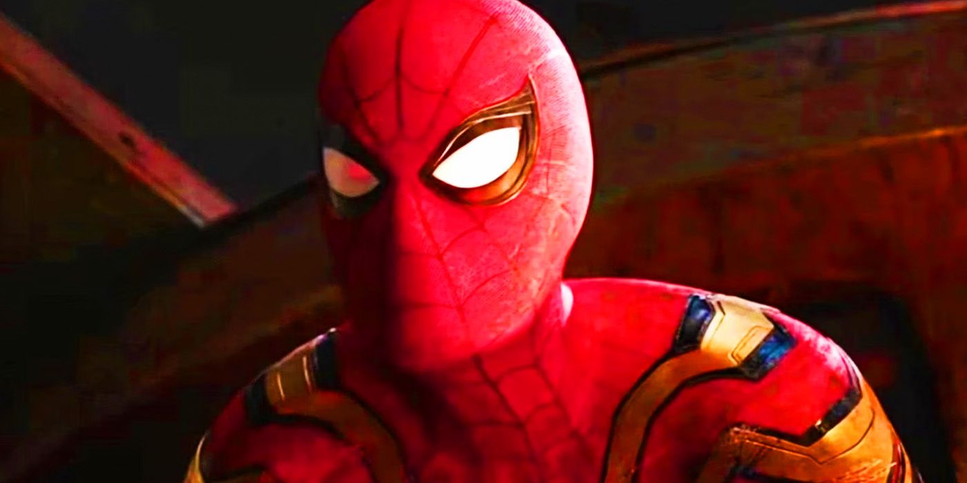 Tom Holland's Spider-Man in his Iron Spider suit in the MCU