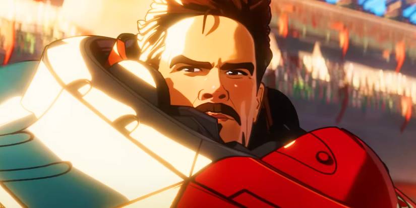 Tony Stark em armadura do Homem de Ferro em What If...? temporada 2 episódio 4