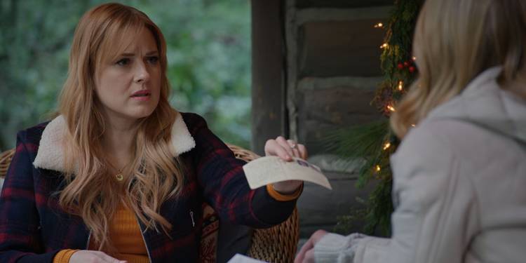 Mel holds a letter out in Virgin River