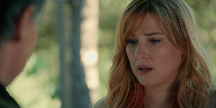 Mel is upset after talking to Champ in Virgin River