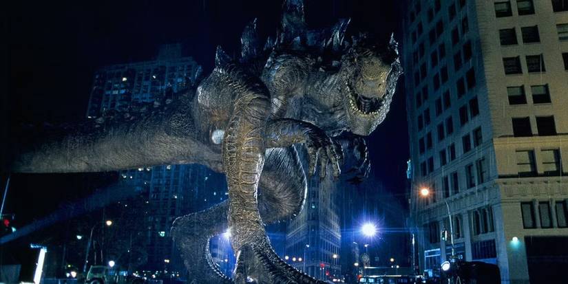 Zilla in Manhattan in Godzilla 1998.