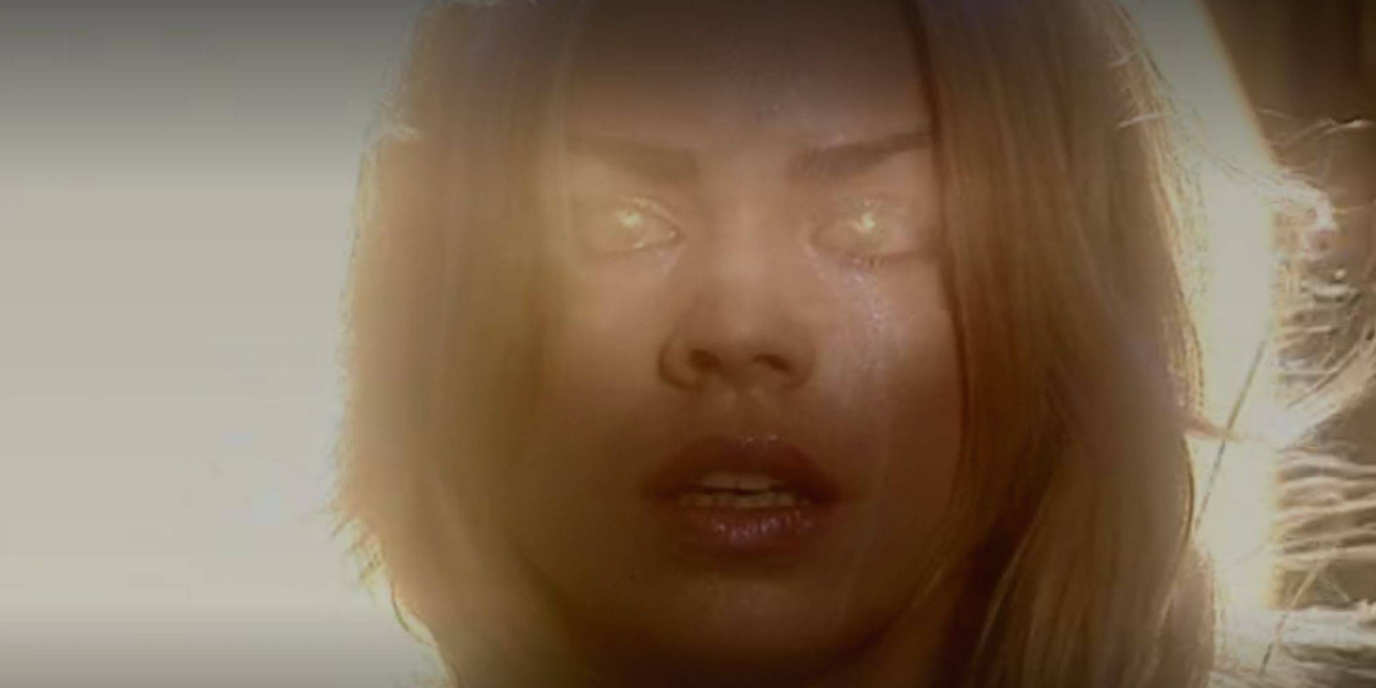 Billie Piper as Rose channelling the power of the TARDIS in Doctor Who