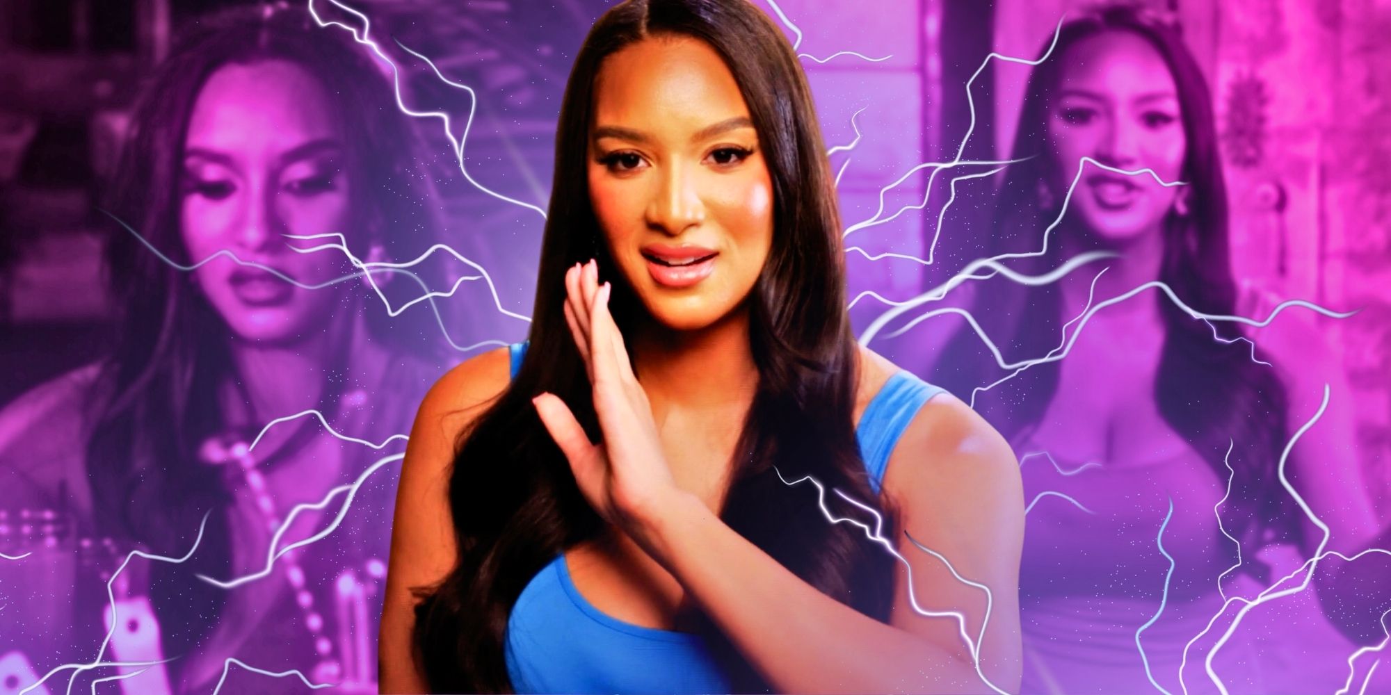 90 Day The Single Life's Chantel Everett montage, with lightning bolts