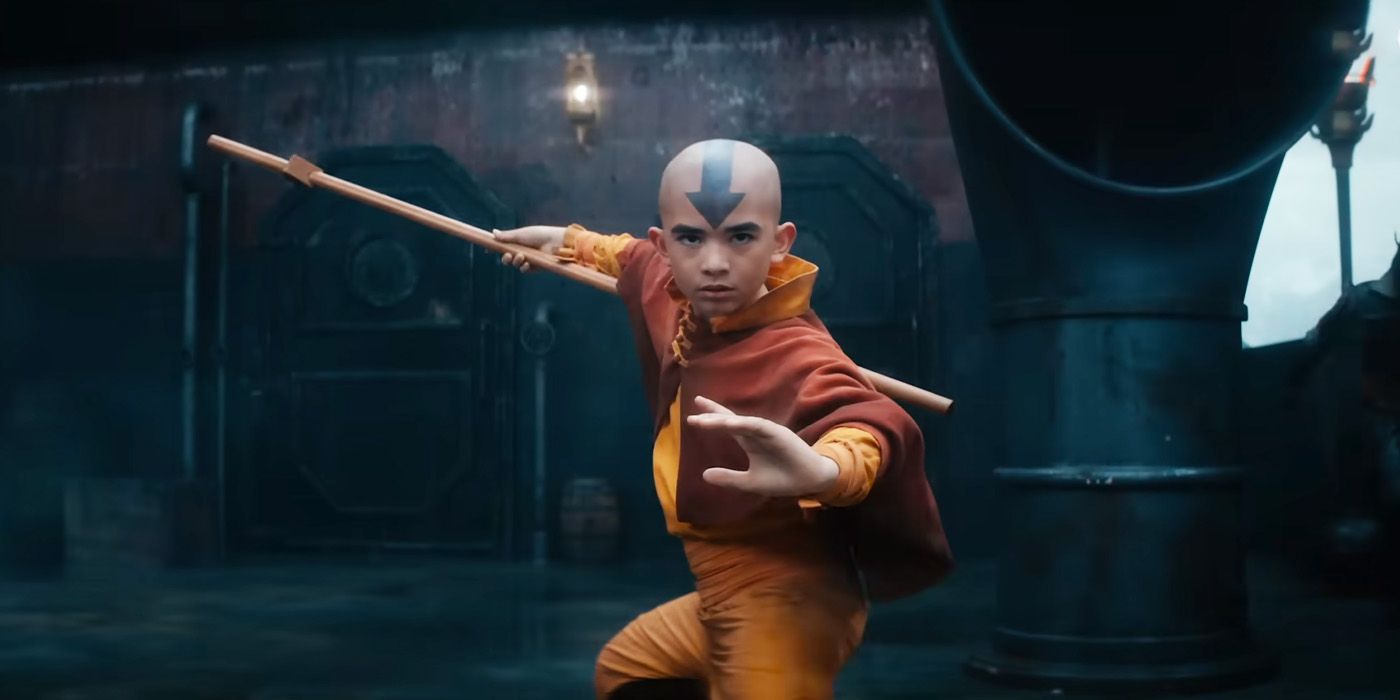 La foto de BTS de la temporada 2 de Avatar: The Last Airbender revela el regreso de la estrella de acción en vivo de Aang con su apariencia icónica