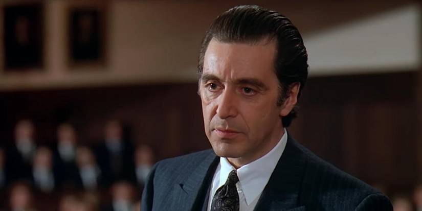 Al Pacino in court in Scent of a Woman.