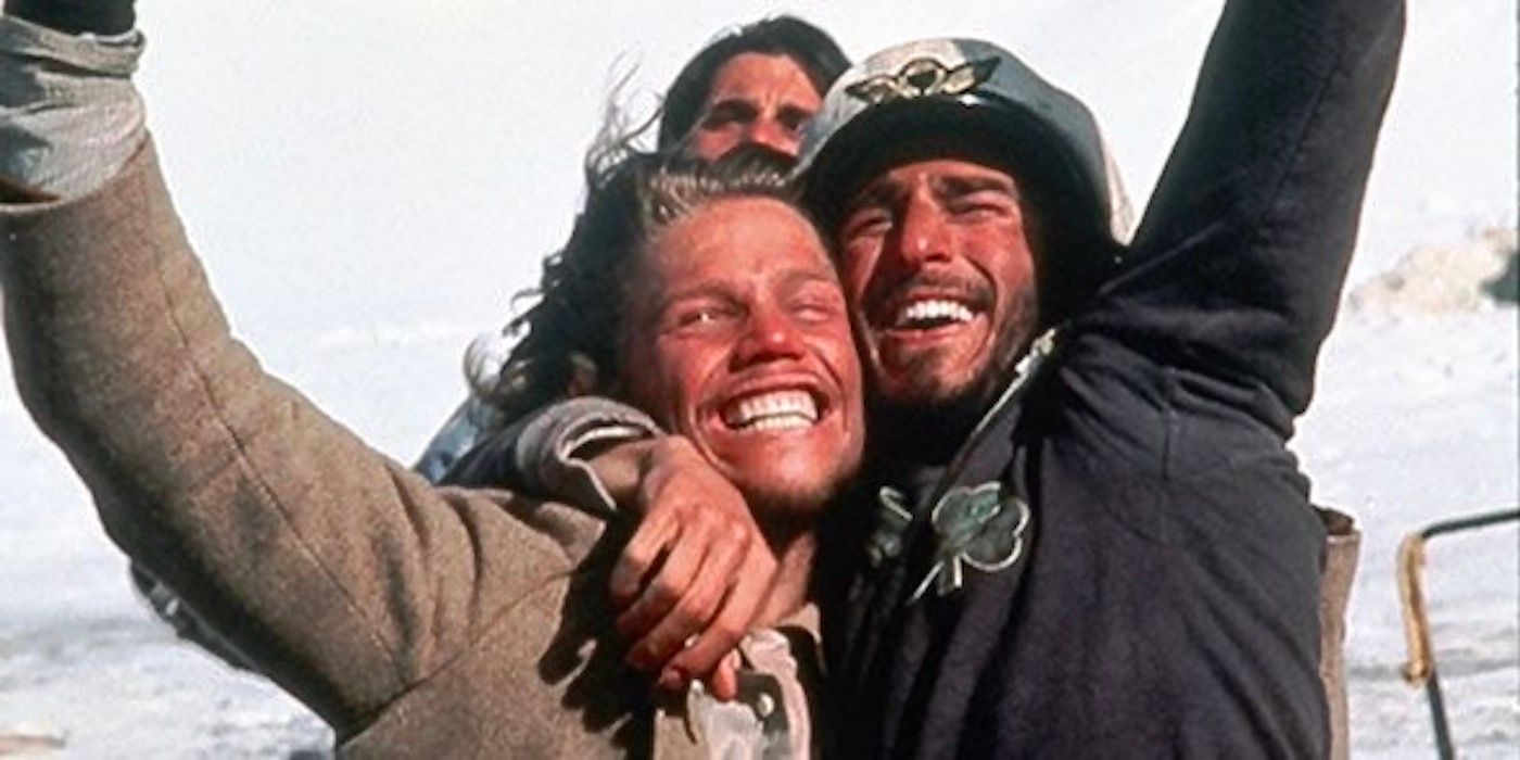 Survivors wave in Alive (1993)
