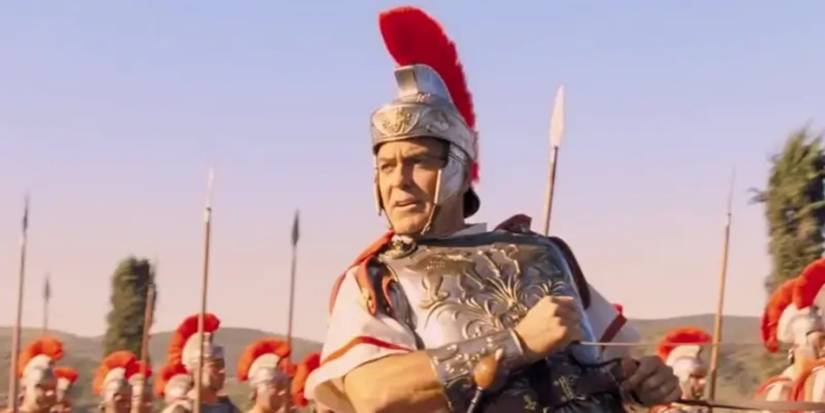 George Clooney in Roman military uniform in Hail, Caesar