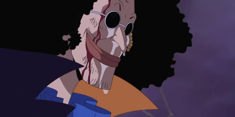 Brook chora enquanto sua tripulação morre em One Piece.