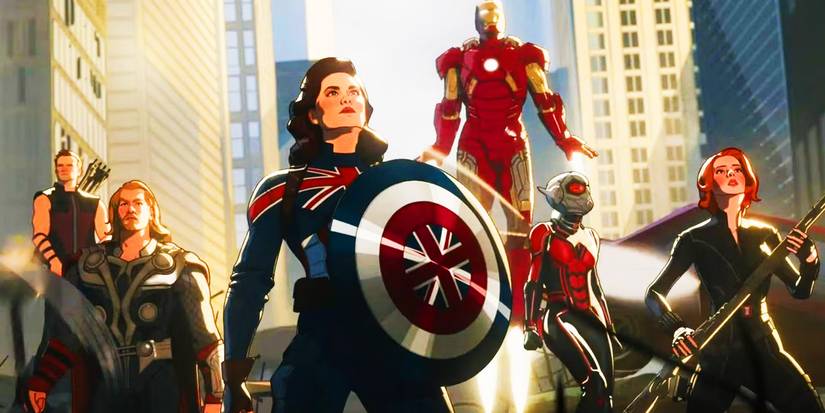 Captain Carter with her Avengers team in What If...? season 2