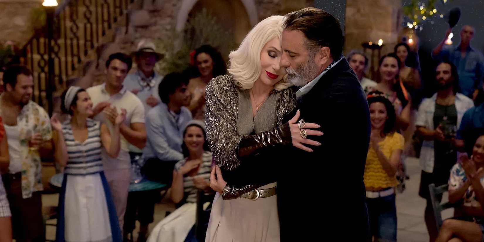 Ruby Sheridan (Cher) & Fernando Cienfuegos (Andy Garcia) in Mamma Mia! Here We Go Again