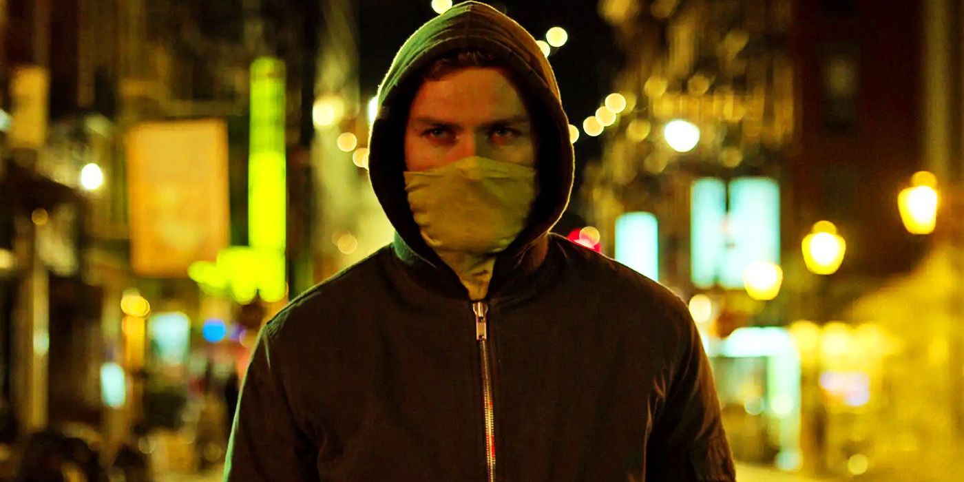 Danny Rand with yellow mask in Iron Fist