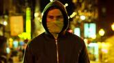 Danny Rand with yellow mask in Iron Fist
