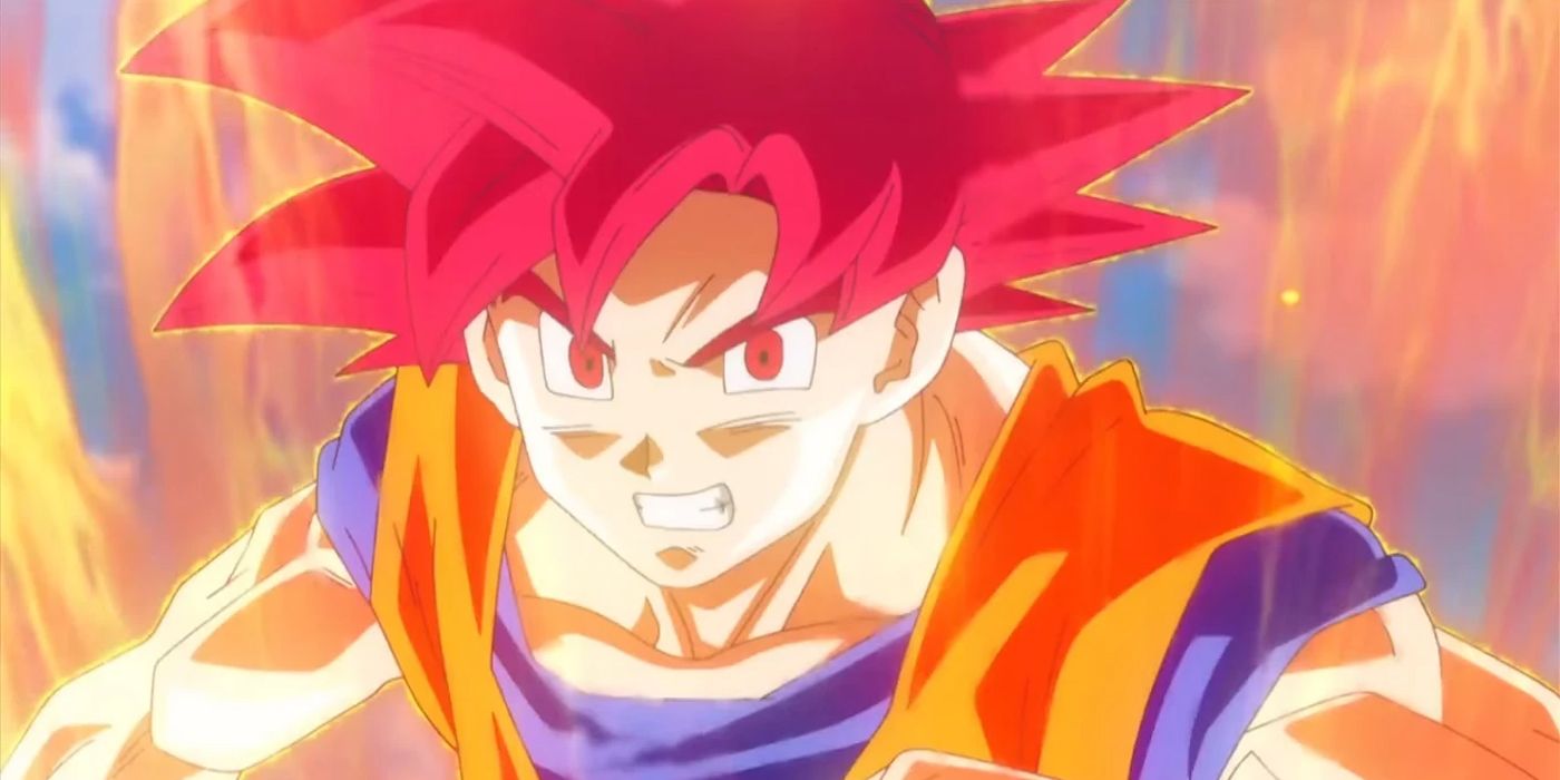 Dragon Ball Super: Goku in Super Saiyan God