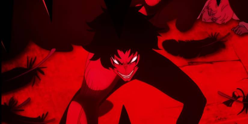 Akira turns into Devilman from Devilman Crybaby.