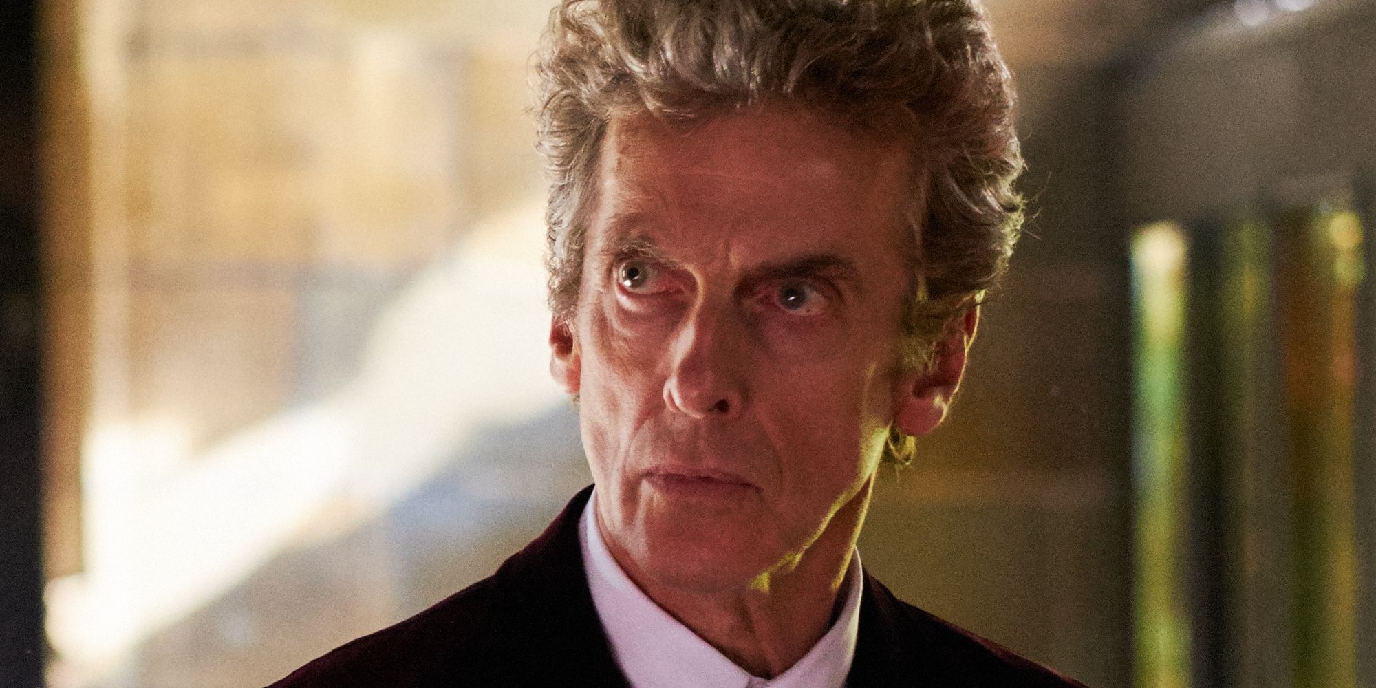 Peter Capaldi as the Twelfth Doctor in the Doctor Who episode Heaven Sent.
