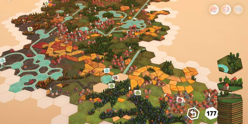 Construtor de cidade para assentamento de azulejos Dorfromantik