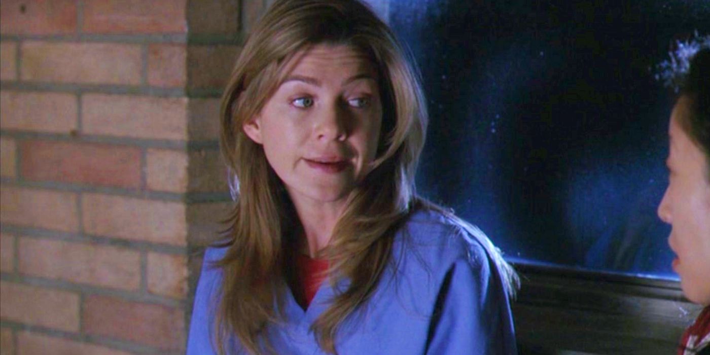 Ellen Pompeo as Meredith Grey in Grey's Anatomy Season 1